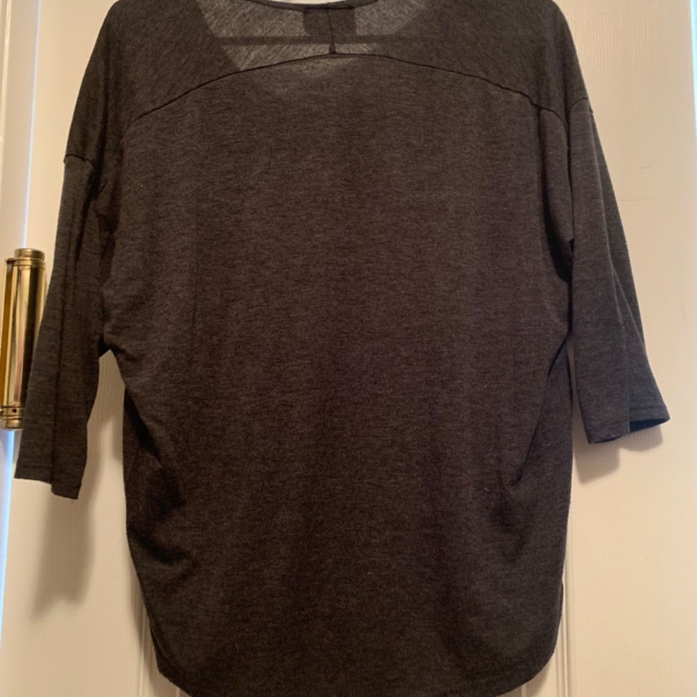 Brown High-Low Top- Size Small - Picture 3 of 3